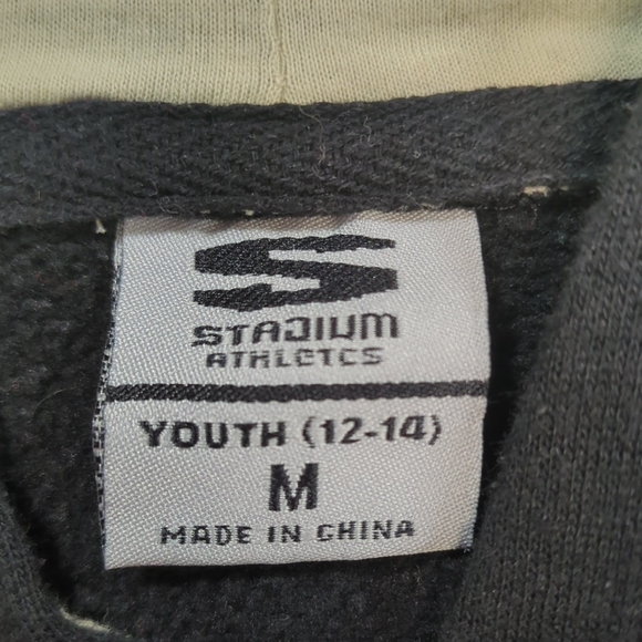 Purdue Boilermakers Youth Hoodie | Size Medium | M | NCAA Pullover Black - Picture 2 of 5